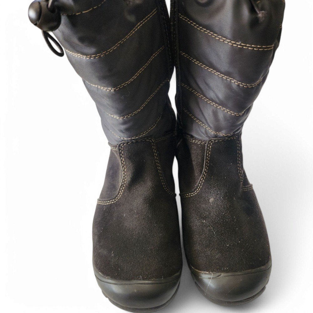 Sporto Ellie Waterproof Winter Boots Suede Leather with Zipper 8.5M - Picture 2 of 12